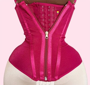 PREMIUM COLOMBIAN CORSET/WAIST TRAINER – BURGUNDY