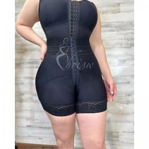 Ehrisw Tummy Control Shapewear for Women Strapless Fajase Colombianas Body Shaper Shorts Butt Lifter with Zipper Crotch