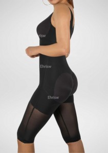 Ehrisw Fajas Colombianas Shapewear for Women Tummy Control Post Surgery Full Body Shaper Butt Lifter with Zipper Crotch