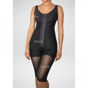 Ehrisw Fajas Colombianas Shapewear for Women Tummy Control Post Surgery Full Body Shaper Butt Lifter with Zipper Crotch