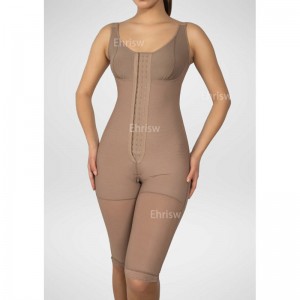 Ehrisw Fajas Colombianas Shapewear for Women Tummy Control Post Surgery Full Body Shaper Butt Lifter with Zipper Crotch