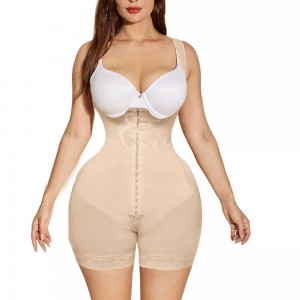 Ehrisw Fajas Colombianas Moldeadoras Shapewear Tummy Control for Women Butt Lifter with Zipper Crotch Faja Body Shaper