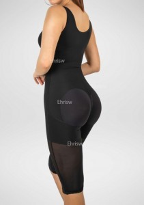 Ehrisw Fajas Colombianas Shapewear for Women Tummy Control Post Surgery Full Body Shaper Butt Lifter with Zipper Crotch