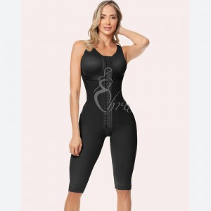 Ehrisw Fajas Colombianas Shapewear for Women Tummy Control Post Surgery Full Body Shaper Butt Lifter with Zipper Crotch