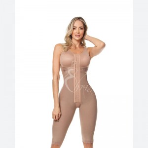 Ehrisw Fajas Colombianas Shapewear for Women Tummy Control Post Surgery Full Body Shaper Butt Lifter with Zipper Crotch