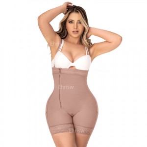 Ehrisw Fajas Colombianas Shapewear for Women Seamless Firm Triple Control Plus Size Tummy Control Butt Lifter