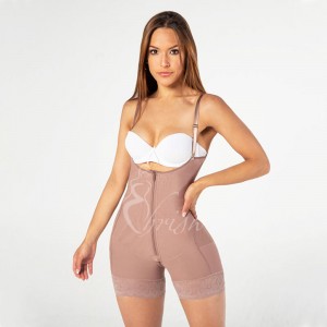 Ehrisw Full Body Shapewear for Women Tummy Control Shapewear Bodysuit Colombian Fajas for Women Mid Thigh Body Shaper Stage 1 2