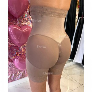 Ehrisw Fajas Colombianas Shapewear for Women Tummy Control Post Surgery Compression Garment with Zipper Crotch