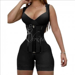 Ehrisw Women’s Underbust Corset Waist Trainer Cincher Steel Boned Body Shaper Vest with Adjustable Straps