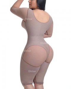 Ehrisw Shapewear for Women Tummy Control Compression Bodysuit Waist Trainer Fajas Colombianas Full Body Shaper Jumpsuit