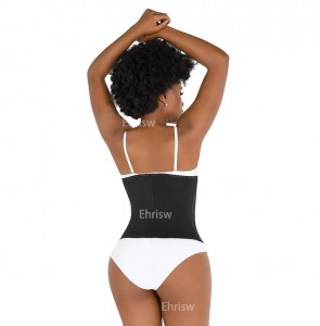 Ehrisw Waist Trainer for Women Latex Underbust Waist Corsets Cincher Hourglass Body Shaper 4 Hooks