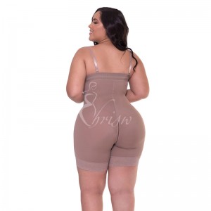 Ehrisw Tummy Control Shapewear Fajas Colombianas Side Zipper Body Shaper Plus Size Postpartum Body suit With Butt Lift