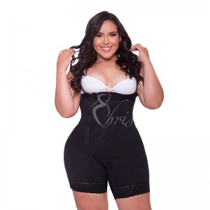 Ehrisw Tummy Control Shapewear Fajas Colombianas Side Zipper Body Shaper Plus Size Postpartum Body suit With Butt Lift