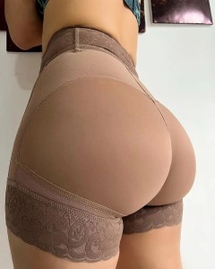 Ehrisw Lace Butt Lift Shaper Zipper Short