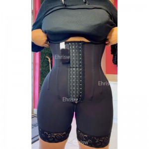 Ehrisw Shapewear Bodysuit for Women Tummy Control Fajas Colombianas Waist Trainer Butt Lifter Thigh Slimmer Full Body Shaper