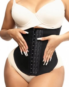 Short Torso Waist Trainer Corset for Tummy Control Underbust Sports Workout Hourglass Body Shaper