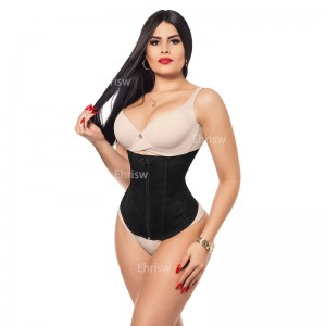 Ehrisw Waist Trainer for Women Latex Underbust Waist Corsets Cincher Hourglass Body Shaper 4 Hooks