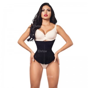 Ehrisw Waist Trainer for Women Latex Underbust Waist Corsets Cincher Hourglass Body Shaper 4 Hooks