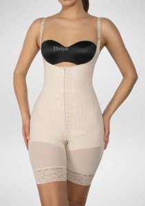 Ehrisw Tummy Control Shapewear for Women Fajas Colombianas Moldeadoras Seamless Firm Triple Control Butt Lifter Shapewear