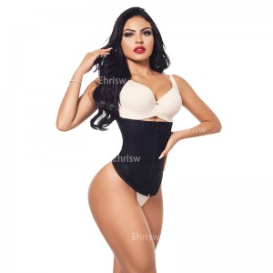 Ehrisw Waist Trainer for Women Latex Underbust Waist Corsets Cincher Hourglass Body Shaper 4 Hooks