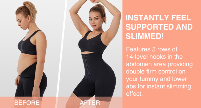 Body Shaper Shorts for Women High Waist Tummy Control Shapewear