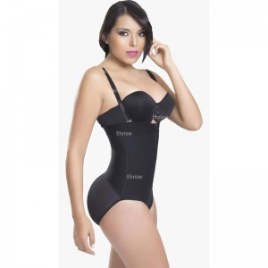 Ehrisw Shapewear for Women Tummy Control Fajas Colombianas Body Shaper Zipper Open Bust Bodysuit