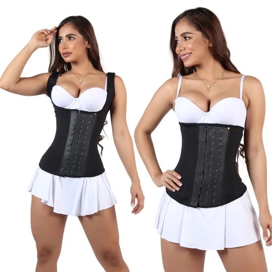 Fajas Colombianas Reductoras Y Moldeadoras para Mujer Underbust Latex Waist Trainer Hourglass Body Shaper for Women