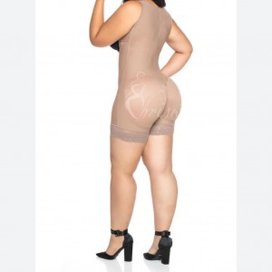 Ehrisw Fajas Colombianas Moldeadoras Shapewear Tummy Control for Women Butt Lifter with Zipper Crotch Faja Body Shaper