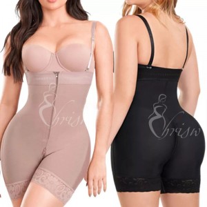 Ehrisw Fajas Colombianas Shapewear for Women Tummy Control Plus Size Postpartum Body Shaper Butt Lifting Bodysuit