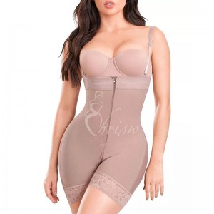 Ehrisw Fajas Colombianas Shapewear for Women Tummy Control Plus Size Postpartum Body Shaper Butt Lifting Bodysuit