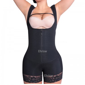 Ehrisw Fajas Colombianas Shapewear for Women Postpartum Tummy Control Body Shaper Butt Lifter Bodysuit