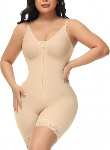 Ehrisw Shapewear for Women Tummy Control Post Surgery Compression Butt Lifter Bodysuit with Zipper