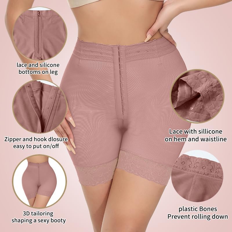 High Waisted Butt Lifting Shaper Shorts Shapewear for Women