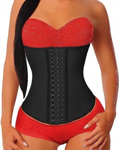 Ehrisw  Waist Trainer for Women Latex Underbust Waist Cincher Corset Sport Girdle Hourglass Body Shaper