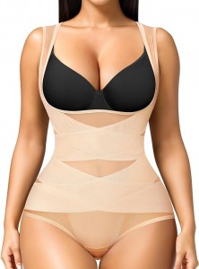 Ehrisw Body Shaper for Women Tummy Control Shapewear Bodysuit Seamless Faja Colombian Butt Lifter Waist Trainer Girdles