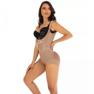 Ehrisw Shapewear for Women Tummy Control Fajas Colombianas Body Shaper Butt Lifter Compression Garment Open Bust Bodysuit