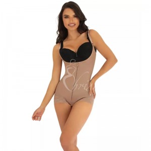 Ehrisw Shapewear for Women Tummy Control Fajas Colombianas Body Shaper Butt Lifter Compression Garment Open Bust Bodysuit