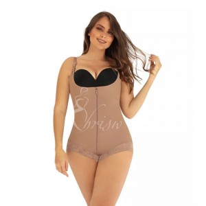 Ehrisw Shapewear for Women Tummy Control Fajas Colombianas Body Shaper Butt Lifter Compression Garment Open Bust Bodysuit