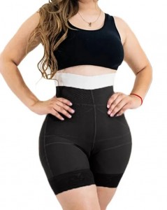 Ehrisw Daily Life Use Double Pressure Shaping Shorts Slimming Fajas Lace Body Shaper Girdle