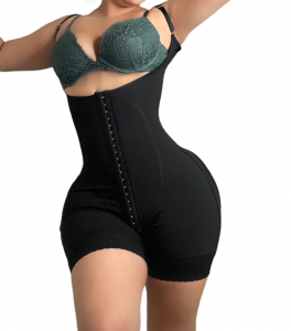 THIN STRAP PEACHY DOLL FAJA (BLACK)