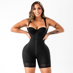 Double Compression Body Stage 2 Faja Without Bra Women Shapewear Post-operative Waist Trainer Butt Lifter Colombianas Girdles