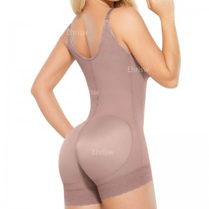 Busto aperto Tummy Control Shapewear per le donne Dopo il parto Body Shaper Post liposuzione Body Gancio e occhi Perdita di peso Vita alta Appiattire addome Fajas