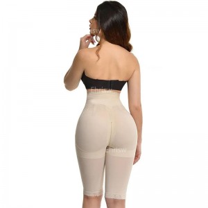 Fajas Compression Shapewear Busto aperto Controllo della pancia con cerniera