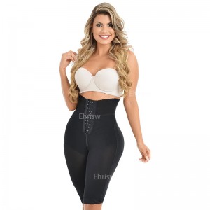 Fajas Compression Shapewear Open Bust Tummy Control with Zipper