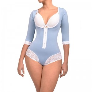 Fajas Colombianas Women’s Corset Tummy Trimmer Long Sleeves Body Shaper Post Surgery Waist Trainer Compression Shapewear