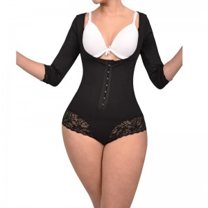 Fajas Colombianas Women’s Corset Tummy Trimmer Long Sleeves Body Shaper Post Surgery Waist Trainer Compression Shapewear