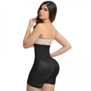 Fajas Colombianas Hook-eyes Bodysuit Tummy Control Underwear Compression Waist Trainer Slimming Corset Hourglass Body Shaper