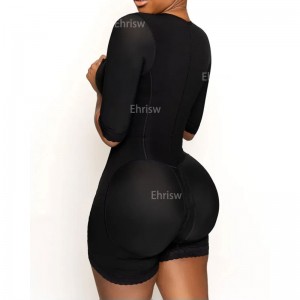 Full Body Shaping Bodysuits for Half Sleeve Compression Garments after Liposuction Postpartum Shapewear for Women