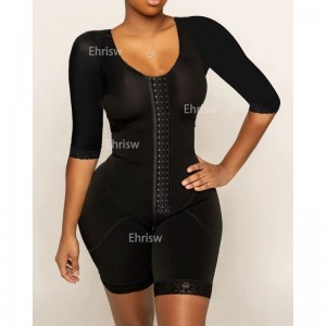 Full Body Shaping Bodysuits for Half Sleeve Compression Garments after Liposuction Postpartum Shapewear for Women