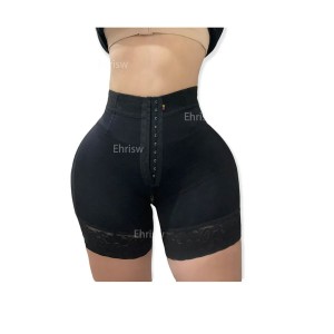 NEW!! HIGH RISE BUTT LIFT SHORTS – RELOJ DE ARENA – BLACK